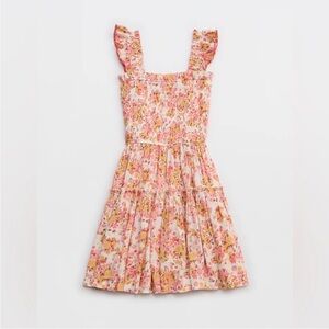Aerie‎ Flirty Shoulder Summer Mini Dress Size Medium